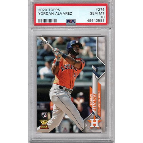 2020 Topps #276 Yordan Alvarez PSA 10