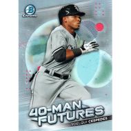 2021 Bowman Chrome 40-Man Futures Refractor #FMF-12 Yoelqui Cespedes