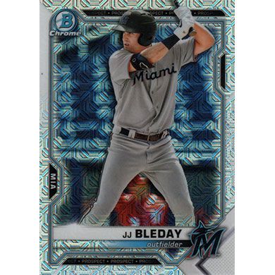 2021 Bowman Chrome Mega Box Prospects Refractor #BCP-93 JJ Bleday