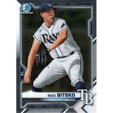 2021 Bowman Chrome Prospects #BP-143 Nick Bitsko