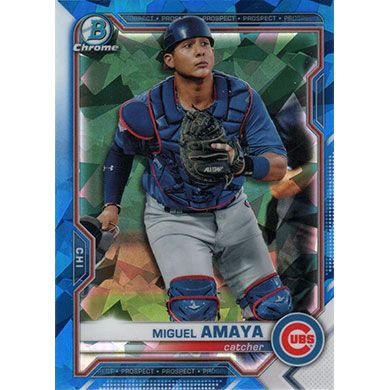 2021 Bowman Chrome Sapphire Prospects #BCP-148 Miguel Amaya