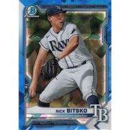 2021 Bowman Chrome Sapphire Prospects #BCP-143 Nick Bitsko