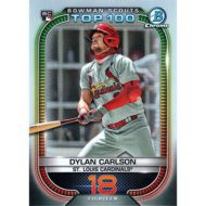 2021 Bowman Chrome Scouts Top 100 Refractor #BTP-18 Dylan Carlson