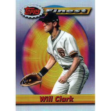 2021 Finest Flashbacks Refractor #210 Will Clark SP