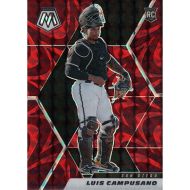 2021 Panini Mosaic Reactive Red Mosaic #248 Luis Campusano