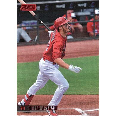 2021 Stadium Club Red Foil #92 Nolan Arenado