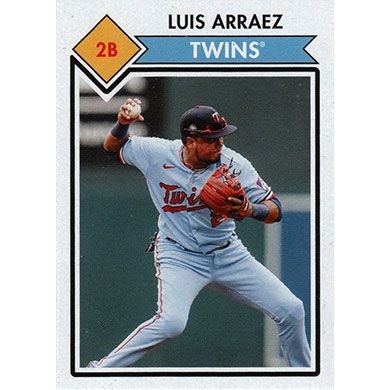 2021 Topps 582 Montgomery Club Lost Design Set 1 #16 Luis Arraez