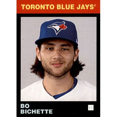 2021 Topps 582 Montgomery Club Lost Design Set 5 #10 Bo Bichette