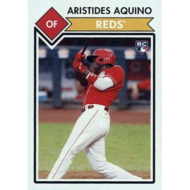 2021 Topps 582 Montgomery Club Lost Design Set 1 #17 Aristides Aquino