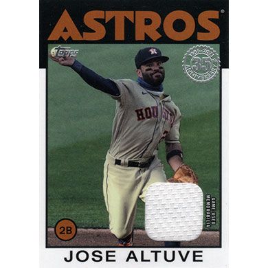 2021 Topps 86 Relics #86R-JA Jose Altuve Jersey