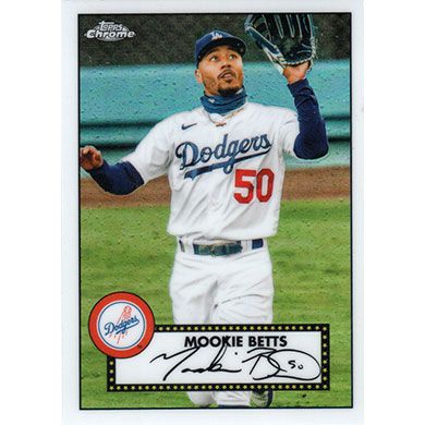 2021 Topps 52 Redux Chrome #TC52-6 Mookie Betts