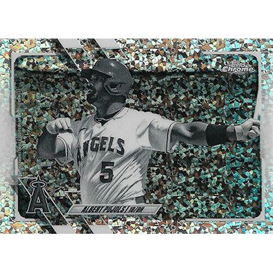 2021 Topps Chrome Black & White Mini-Diamond Refractor #102 Albert Pujols