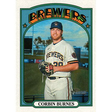 2021 Topps Heritage #471 Corbin Burnes SP