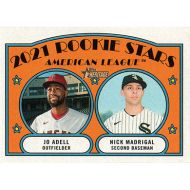 2021 Topps Heritage #187 J. Adell/N. Madrigal Rookie Stars