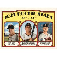 2021 Topps Heritage #49 J. Bart/D. Varsho/R. Jeffers Rookie Stars