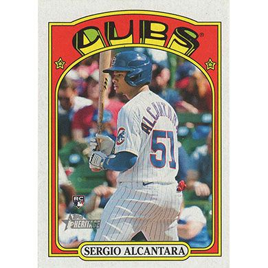 2021 Topps Heritage #721 Sergio Alcantara SP