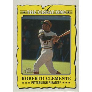2021 Topps Heritage The Great One #GO-14 Roberto Clemente