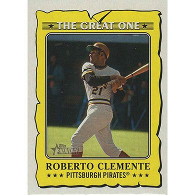 2021 Topps Heritage The Great One #GO-14 Roberto Clemente