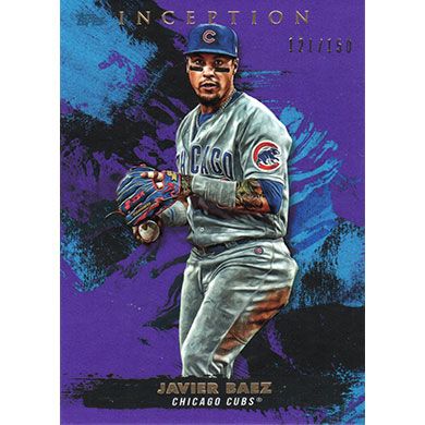 2021 Topps Inception Purple #43 Javier Baez