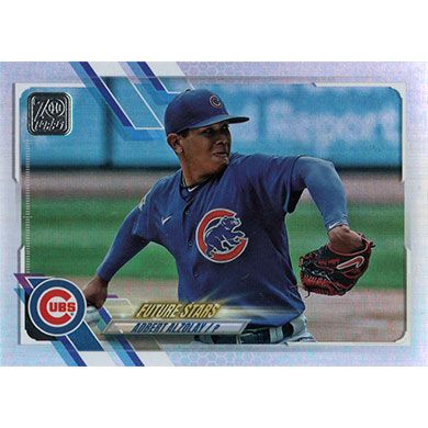 2021 Topps Rainbow Foil #658 Adbert Alzolay Future Stars