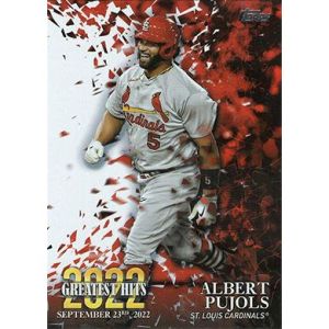 2023 Topps 22 Greatest Hits #22GH-21 Albert Pujols
