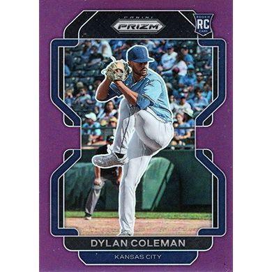 2022 Panini Prizm Purple Prizms #55 Dylan Coleman