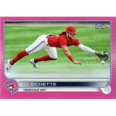 2022 Topps Chrome Pink Refractor #38 Bo Bichette