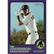 2022 Topps Heritage Chrome Purple Refractor #241 Tim Anderson