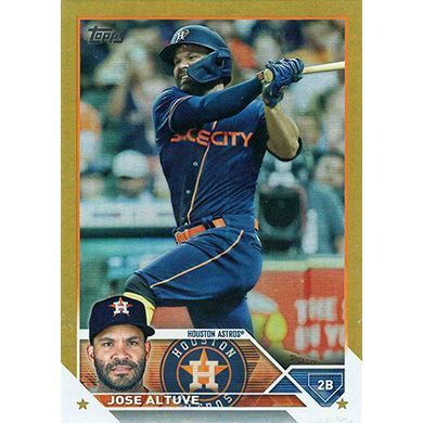 2023 Topps Gold Rainbow Foil #222 Jose Altuve