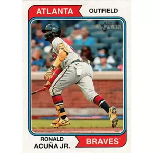 2023 Topps Heritage #183 Ronald Acuna Jr.