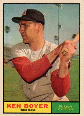 1961 Topps #375 Ken Boyer 