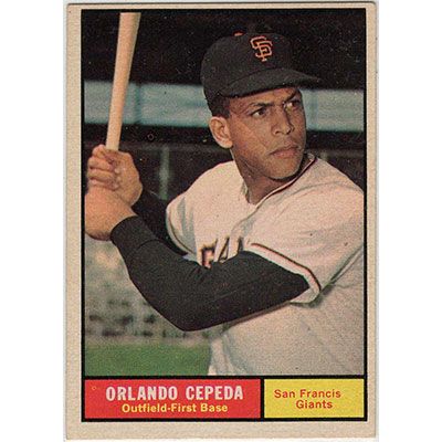 1961 Topps #435 Orlando Cepeda