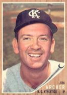 1962 Topps #433 Jim Archer