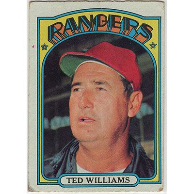 1972 Topps #510 Ted Williams