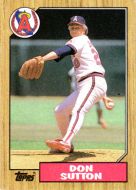 1987 Topps #673 Don Sutton - Error - Mike Morgan #546 Back 