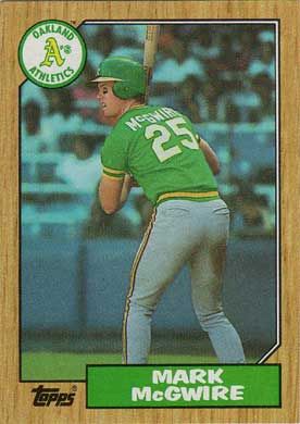 1987 Topps #366 Mark McGwire 