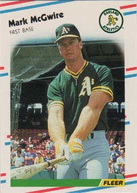 1988 Fleer #286 Mark McGwire 