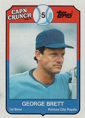 1989 Topps Capn Crunch #9 George Brett 