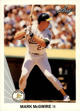 1990 Leaf #62 Mark McGwire