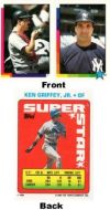 1990 Topps Stickers #49 K. Griffey Jr./#1 R. Cerone/#321 B. Geren 