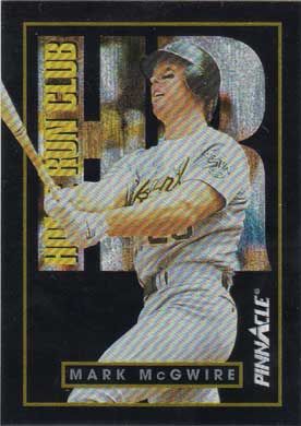 1993 Pinnacle Home Run Club #8 Mark McGwire 