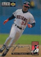 1994 Collectors Choice Silver Signature #16 Manny Ramirez Rookie Class 