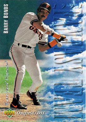 1994 Upper Deck Electric Diamond #38 Barry Bonds Fantasy Team 