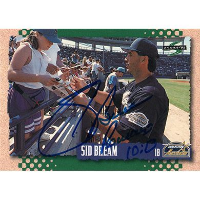 1995 Score #240 Sid Bream Autographed