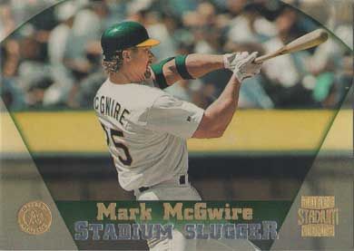 1997 Stadium Club #384 Mark McGwire Stadium Slugger SP 