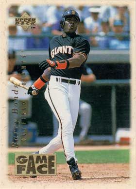 1996 Upper Deck Game Face #GF3 Barry Bonds 