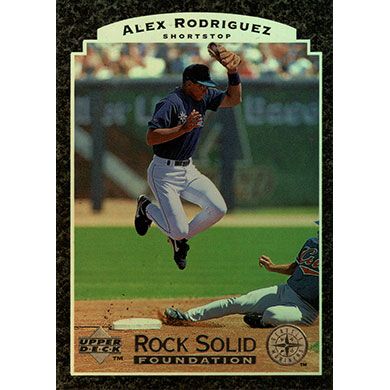 1997 Upper Deck Rock Solid Foundation #RS1 Alex Rodriguez