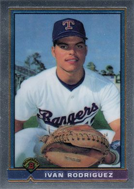 1998 Bowman Chrome Reprints #27 Ivan Rodriguez