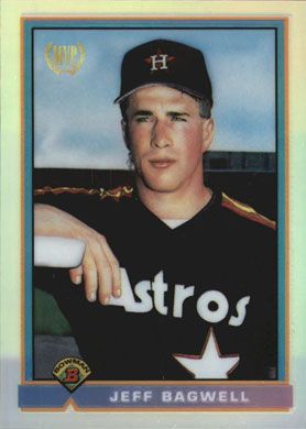 1998 Bowman Chrome Reprints Refractor #25 Jeff Bagwell 1991