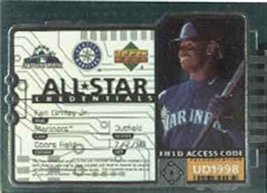 1998 Upper Deck All-Star Credentials #AS1 Ken Griffey Jr. 